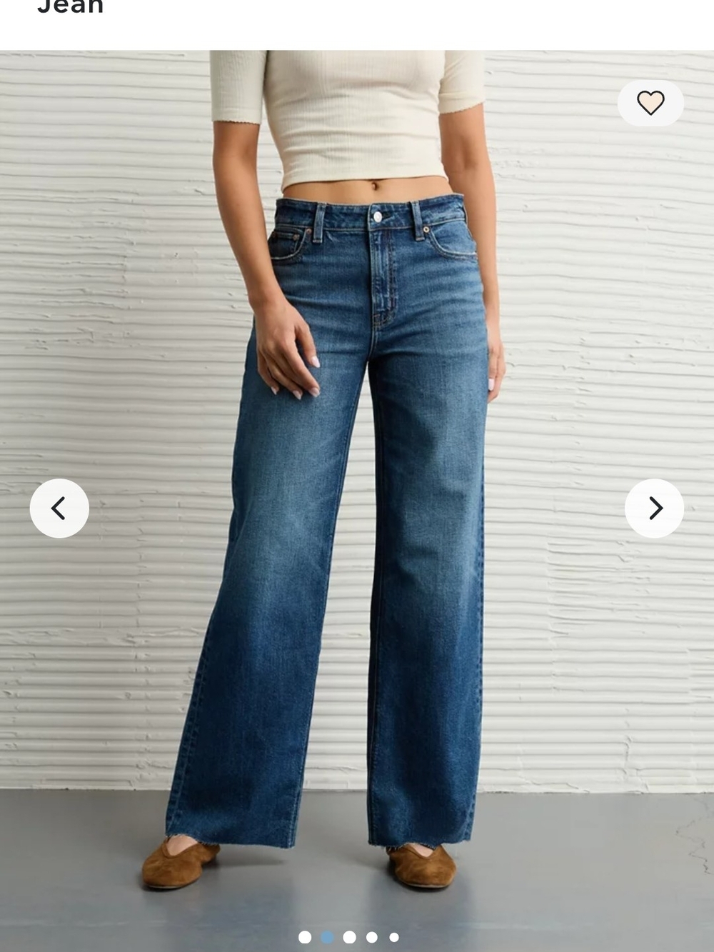 Classic Wide-Leg Women’s Jeans - Blue